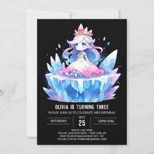 Printable Royal Princess Birthday Einladung