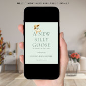 Printable Silly Goose Welcome to Baby Shower Poster