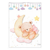 Printable Sleeping Teddy Bear Wall Art Poster
