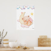 Printable Sleeping Teddy Bear Wall Art  Poster (Küche)