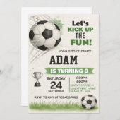 Printable Sports Party Einladung für Jungs & Mädch (Vorne/Hinten)