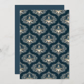 Printable Star von Wonder Mandala Mitte Jahrhunder Einladung (Vorne/Hinten)