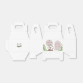Printable Sweet Baby Deer Wildblumen Forest Vibe Geschenkschachtel (Ungefaltet)