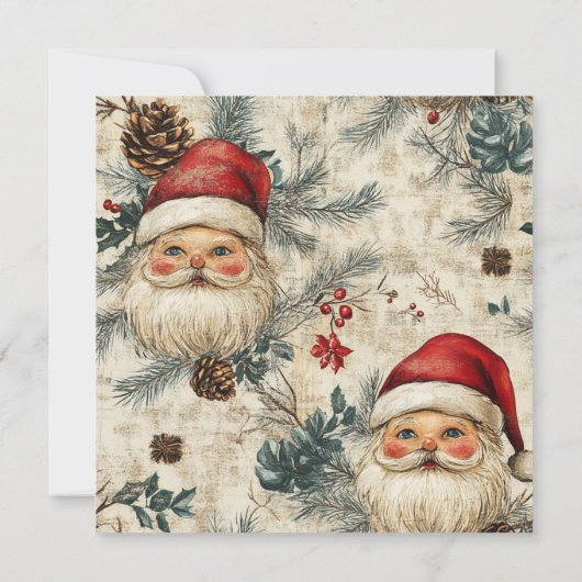 Printable Vintage Festivitätstöne auf Pergament Einladung (Rückseite)