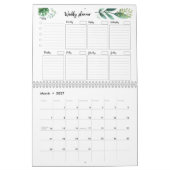 Printable Weekly Planner, To Do List, Geschenk 202 Kalender (Mär 2027)
