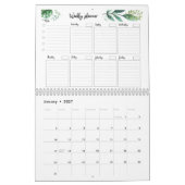 Printable Weekly Planner, To Do List, Geschenk 202 Kalender (Jan 2027)