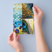 Printables Sampler - Exotic Aquas - Einladend für  Flyer (Handgriff)