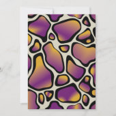 Printbares Lila- und Golddruckpapier Einladung (Vorderseite)