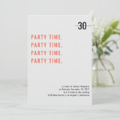 Printdesign Einladung zum Geburtstag (Stehend Vorderseite)