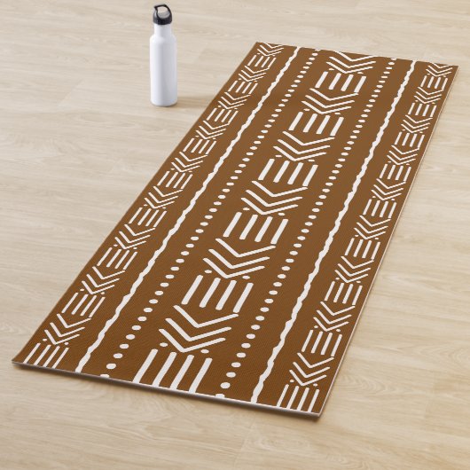 Printed African Bogolan Designer Yoga Matt Yogamatte (Beispiel)