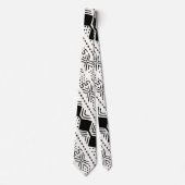 Printed African Bogolan Neck Tie Krawatte (Vorderseite)