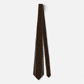 Printed African bogolan Neck Tie Krawatte (Vorderseite)