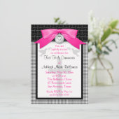 PRINTED BOW Erste Heilige Kommunion Einladung (Stehend Vorderseite)