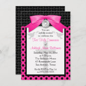 PRINTED BOW Erste Heilige Kommunion Einladung (Vorne/Hinten)