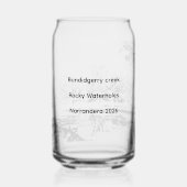 Printed can glass dosenglas (Rückseite)