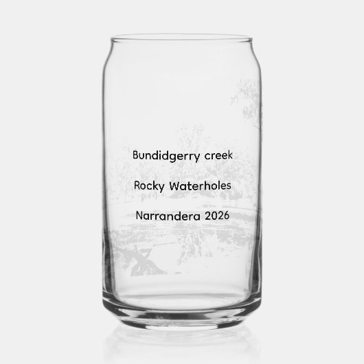 Printed can glass dosenglas (Rückseite)