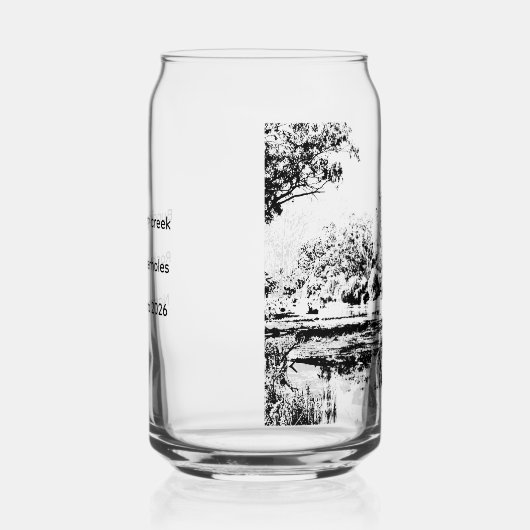 Printed can glass dosenglas (Rechts)