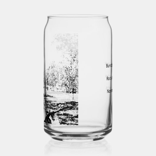 Printed can glass dosenglas (Links)