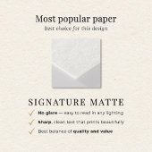 Printed/Downloadable Photo Folded Funeral Program Einladung