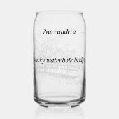 Printed glass can set of 1 dosenglas (Rückseite)