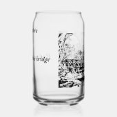 Printed glass can set of 1 dosenglas (Rechts)
