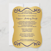 PRINTED RIBBON - Einladung zum 50. Jubiläum - Blue (Rückseite)