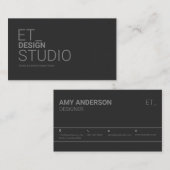 Printfähige Visitenkarte (Vorne/Hinten)