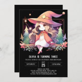 Printfantasy Wizard Geburtstag Einladung (Vorne/Hinten)