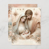 Printfloraler Aquädukt Jesus Cardstock Einladung (Vorne/Hinten)