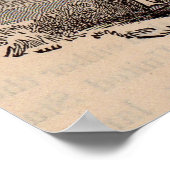 Printjarling Cotswold Schafe aus dem 19. Jahrhunde Poster (Ecke)