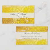 Printmaker-elegantes verziertes mit Blumenmuster Visitenkarte (Vorne/Hinten)