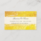 Printmaker-elegantes verziertes mit Blumenmuster Visitenkarte (Rückseite)