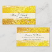 Printmaker-elegantes verziertes mit Blumenmuster Visitenkarte (Vorne/Hinten)