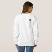 Printmedien im Hintergrund - Moderne elegante Vorl Sweatshirt (Schwarz voll)