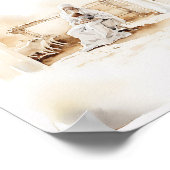 Printmedien Jesu Wasserfarbe - Serene Religiöse Zu Poster (Ecke)