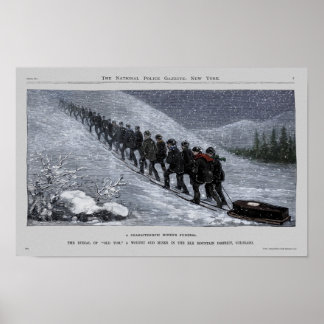 Printminen im Polizeianzeiger Poster