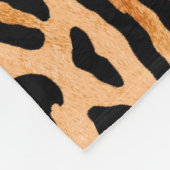 Printmuster der Watercolor-Cheetah Fleecedecke (Ecke)
