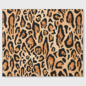 Printmuster der Watercolor-Cheetah Geschenkpapier (Flach)