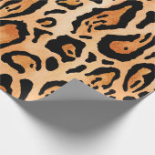 Printmuster der Watercolor-Cheetah Geschenkpapier (Ecke)