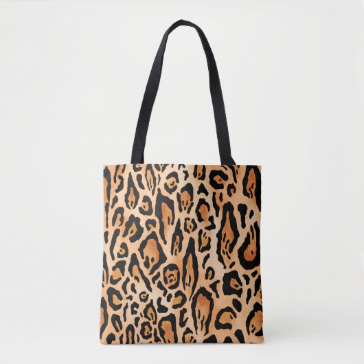 Printmuster der Watercolor-Cheetah Tasche (Vorderseite)