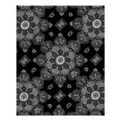 Printposter mit Medallion-Design Poster (Vorderseite)