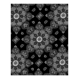 Printposter mit Medallion-Design Poster