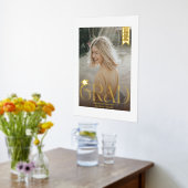 Prints für moderne Hut-Foto-Schulabgänger Foliendrucke (Ablage(Küche))