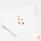 Prints von Aquarellbären Runder Aufkleber (Umschlag)