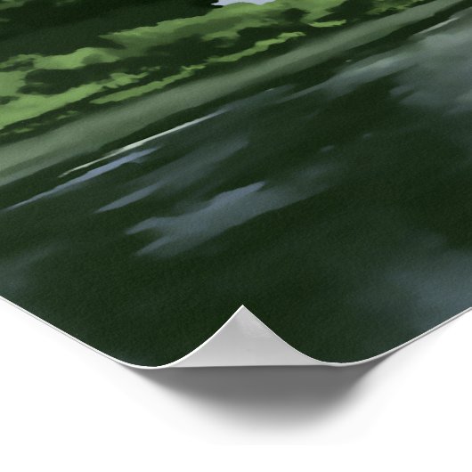 Prints von Common Loon Art Poster (Ecke)