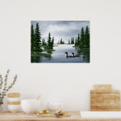 Prints von Common Loon Art Poster (Küche)