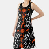 Prints von Meeresfrüchten Art Deco Schürze (InSitu)