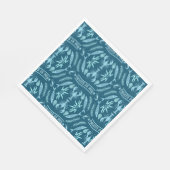 Prints von Meeresfrüchten Art Deco Serviette (Ecke)