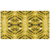 Prints von Meeresfrüchten Art Deco Tischdecke (Vorderseite (Horizontal))