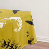Prints von Meeresfrüchten Art Deco Tischdecke (Beispiel)